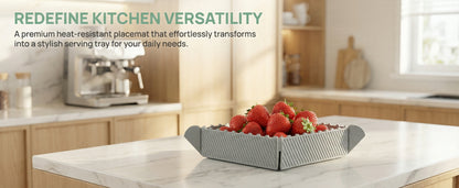 The 2-in-1 Magnetic Foldable Tray: Your Minimalist Space-Saver