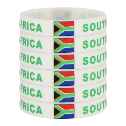 Portugal Flag Silicone Wristbands Set - Premium Rubber Bracelets for International Soccer Matches, Sports Fans Gear, Patriotic Spirit Accessories for Game Day & Parades - Soft & Durable (6-Pack)