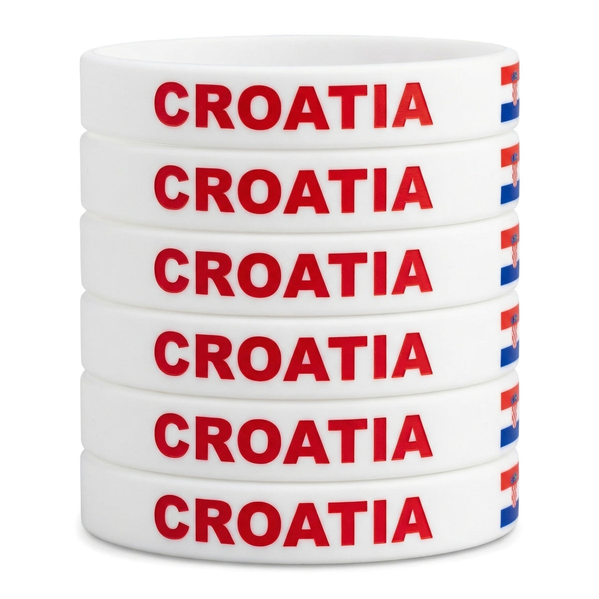 Portugal Flag Silicone Wristbands Set - Premium Rubber Bracelets for International Soccer Matches, Sports Fans Gear, Patriotic Spirit Accessories for Game Day & Parades - Soft & Durable (6-Pack)