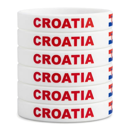 Portugal Flag Silicone Wristbands Set - Premium Rubber Bracelets for International Soccer Matches, Sports Fans Gear, Patriotic Spirit Accessories for Game Day & Parades - Soft & Durable (6-Pack)