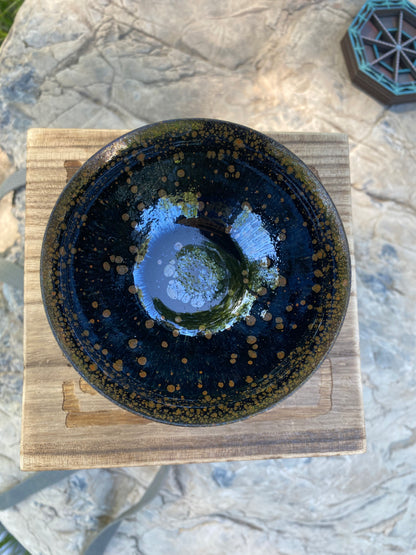 JianZhan-Golden Oil drop Tenmoku,Tea cup