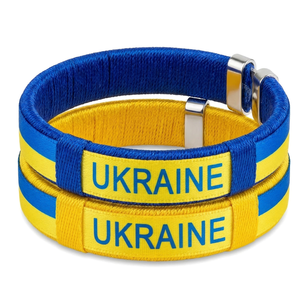 2 Pack Handmade Braided Country Flag Wristband - Premium Woven Fabric National Pride Bracelet - Ultra Comfortable & Adjustable Artisan Fan Band - Unique Souvenir for Game Day