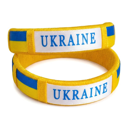 2 Pack Handmade Braided Country Flag Wristband - Premium Woven Fabric National Pride Bracelet - Ultra Comfortable & Adjustable Artisan Fan Band - Unique Souvenir for Game Day
