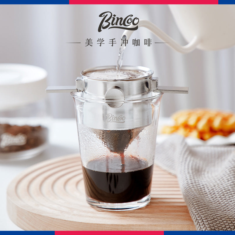 BINCOO Reusable Coffee Filters Basket，Permanent Coffee filters